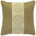 Surya Surya PBST428C-1818P 18 in. x 18 in. Poly-Fiber Decorative Pillows - Khaki and Tan PBST428C-1818P